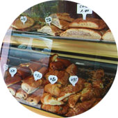 "Pains au chocolat" (chocolate-filled pastries)